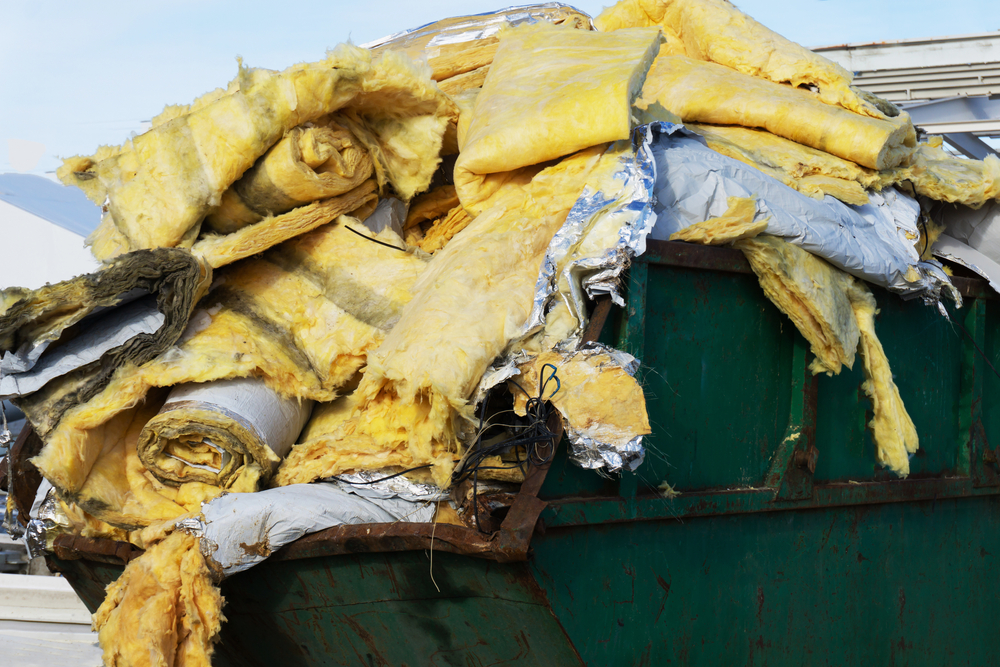 Hazardous Waste in Dumpster